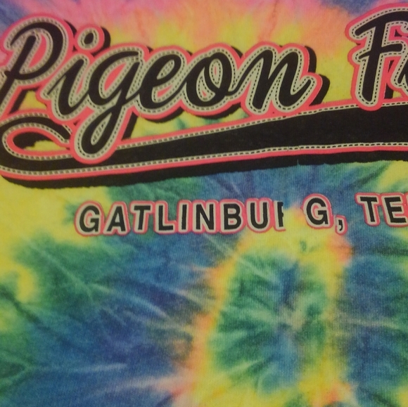🐦 Pigeon Forge 🔥 Gatlinburg 🇺🇸 Shirt Tie-dye Medium Tennessee 🌎🏔 Smoky Mtn - Picture 8 of 10